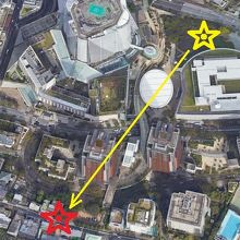 乃木大将誕生の地の石碑は、北日ヶ窪からさくら坂に移設された。