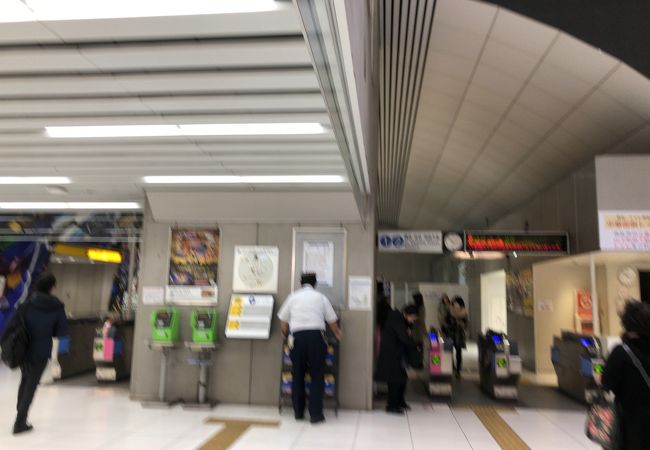 出口が分かりにくい