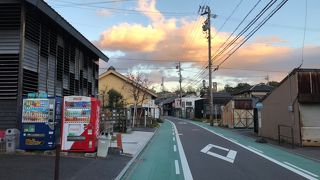 年末年始はお店があいてないので、雰囲気を楽しむのみ