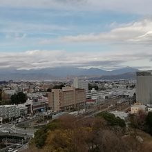 天守閣からの眺めです