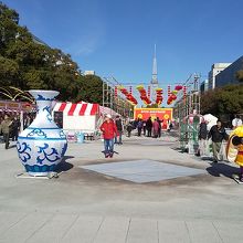 パンダの目が赤い