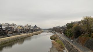 冬の鴨川