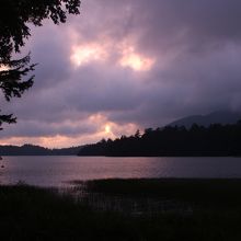 夕方、雲が出てしまいました