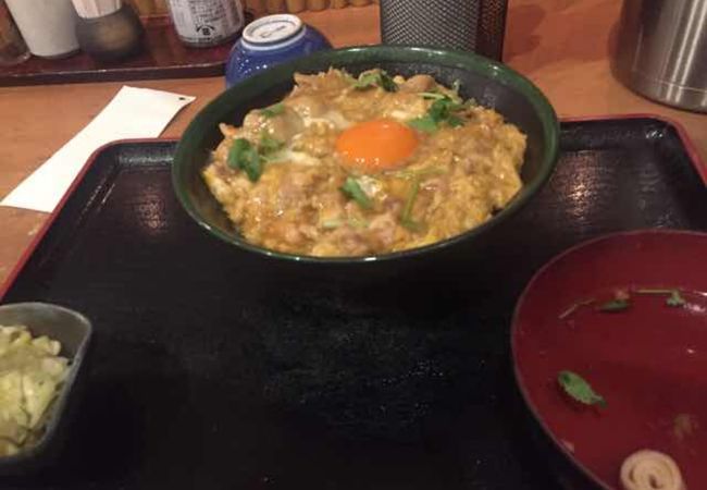 ランチは親子丼