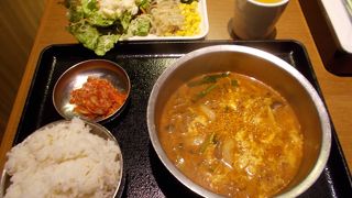 ランチメニューがあります。