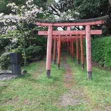 霊丘神社(小高い丘方面の鳥居)