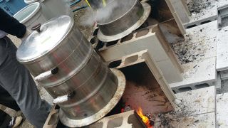 年末だなぁ　餅まき