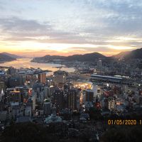 長崎湾のサンセット