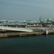 熊本港フェリーターミナル(フェリー看板から)