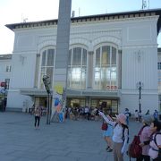 トレッキングコースの放射登山駅