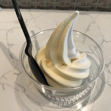 キッズコーナーのソフトクリーム