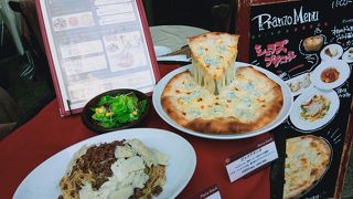 テラス席が有ります