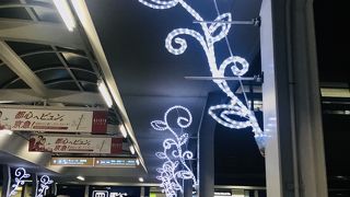 陸橋のイルミネーション