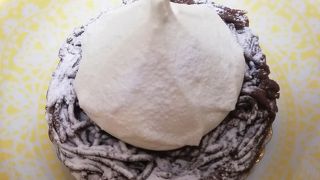 変わった見た目のモンブラン