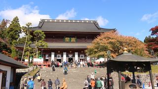 ここの裏手の紅葉がきれいでした