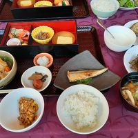 朝食、美味しい。