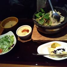 石焼きビビンバ風