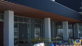 青森空港　改装工事中