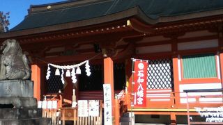 石和温泉駅南東の神社