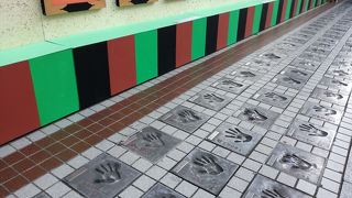 原寸手型とサイン