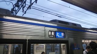 列車にもよりますが、普通列車の場合、６両編成での運転でした