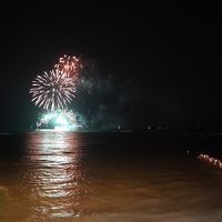 部屋から見たＮＥＷ　ＹＥＡＲ花火