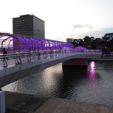 紫川に架かる鴎外橋