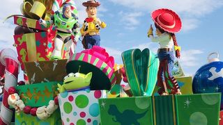 クリスマス時期のディズニーランド