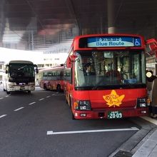 広島駅新幹線口を出た目の前に乗り場があります