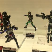 仮面ライダーのフィギュア