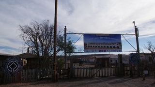 西部劇の舞台の様なゴーストタウン