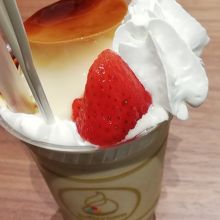 飲むソフトクリーム　プリン味