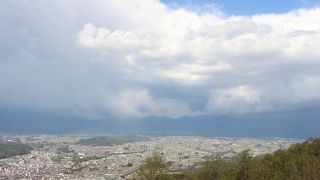 なかなかくっきりした全方向青空の景色に出会えません