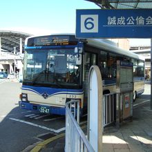 甲子園駅前の阪神バス