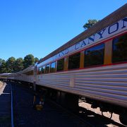 グランドキャニオンへくる鉄道