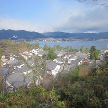 多宝塔付近から眺める瀬戸内海の遠景