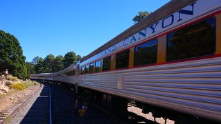 グランドキャニオンへくる鉄道