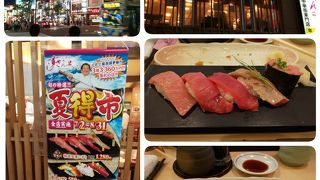 話のタネに噂のすしざんまいへ