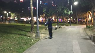 整備された公園。