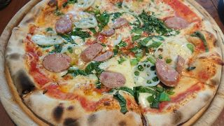 美味しいpizzaをいただきました