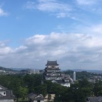 福山城が見えます