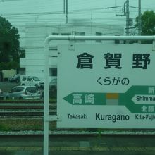 途中の倉賀野駅