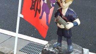 上田駅近くに点在しているかわいい伝説のヒーロー像