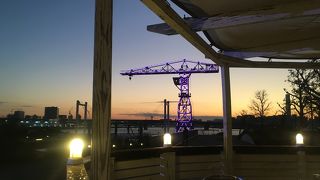 石川島播磨の造船ドック跡