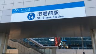 「ゆりかもめ」豊洲市場の最寄り駅