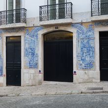 リスボン大聖堂付近