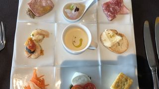 42階にあるレストラン