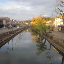 高砂橋から眺める倉敷川の景観