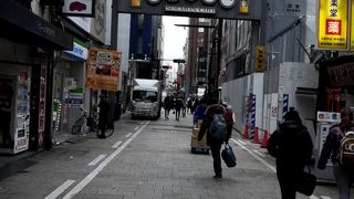 ミナミの繁華街