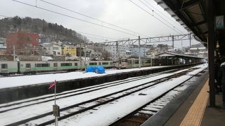 石原裕次郎ホームがある駅です。